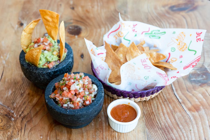 Tortilla chips and salsa